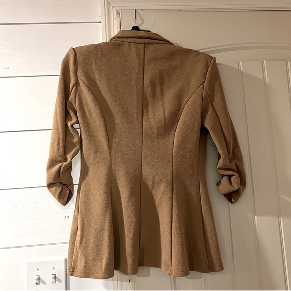 SHEIN Camel Blazer - Picture 2 of 6